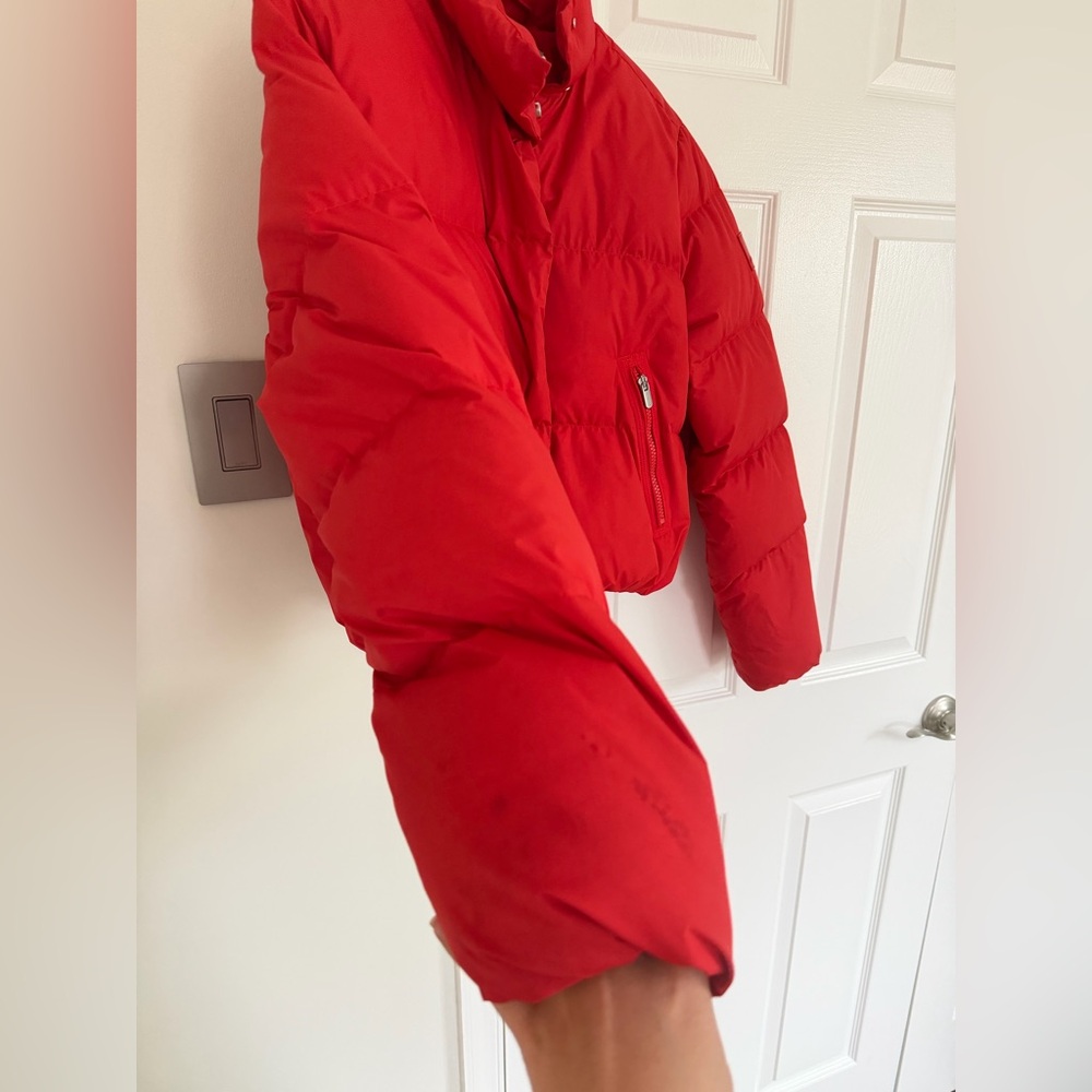 Athleta Summit Cropped Puffer Jacket Winter Down … - image 8